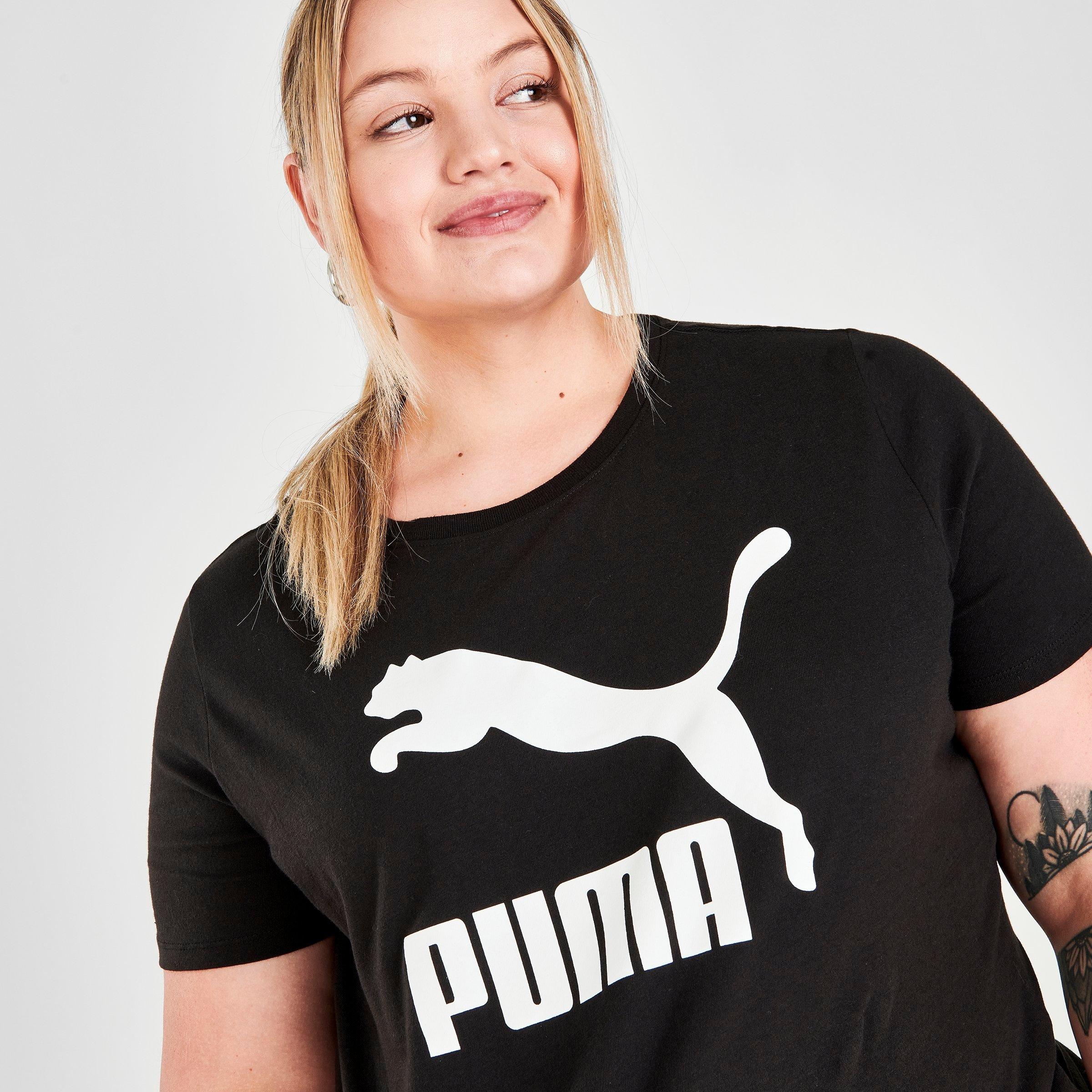 Puma Classics Logo T-Shirt (Plus Size ...
